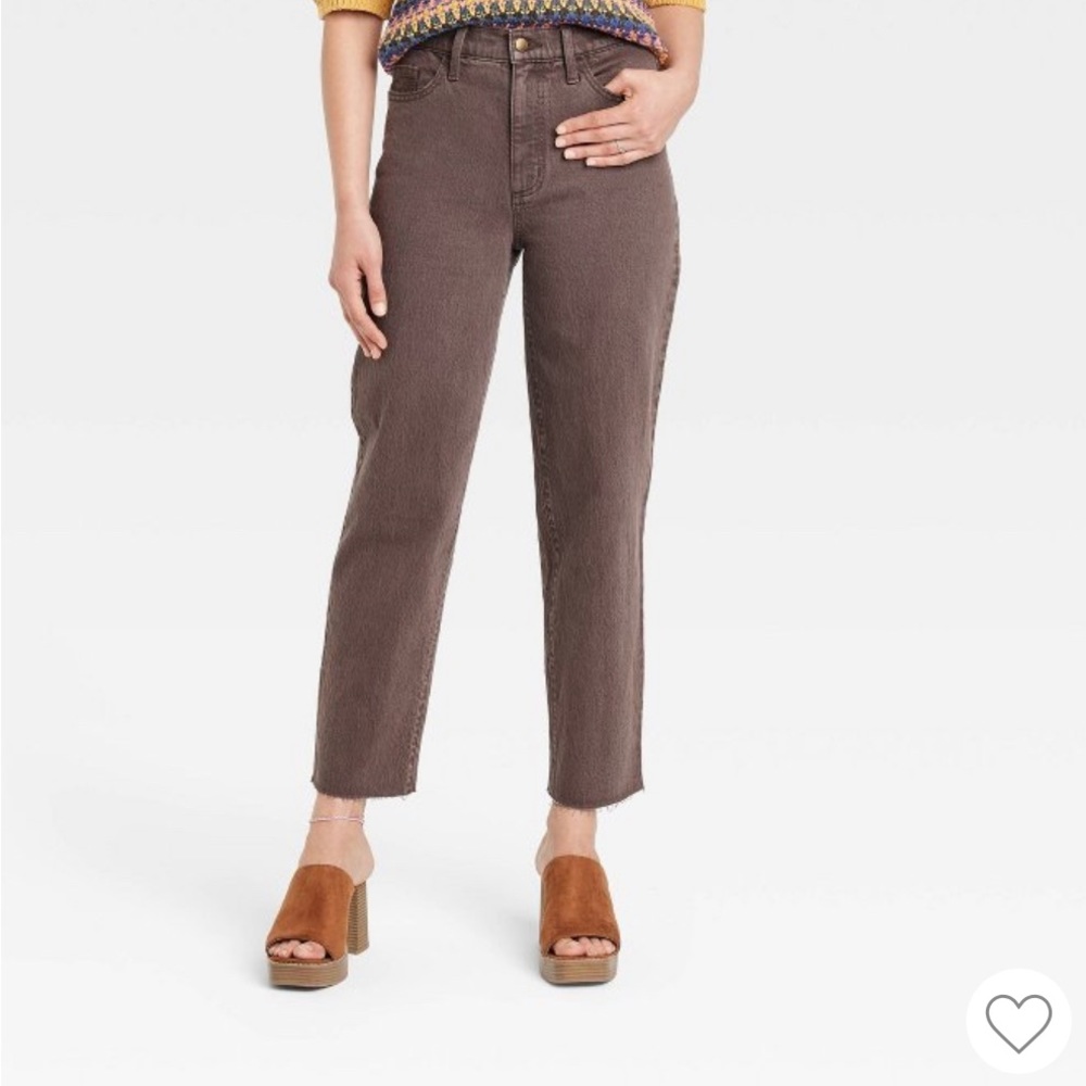 Universal Thread Vintage Straight Jeans - Brown